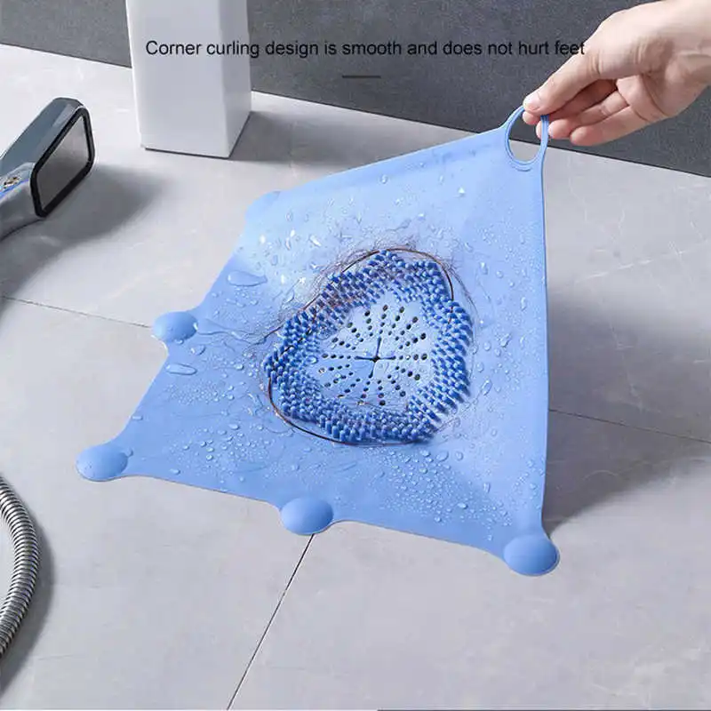 

Silicone Floor Drain Deodorant Pad Kitchen Sink Strainer Toilet Bathroom Hair Filter Anti-insect Sewer Cover Water Hair Stopper