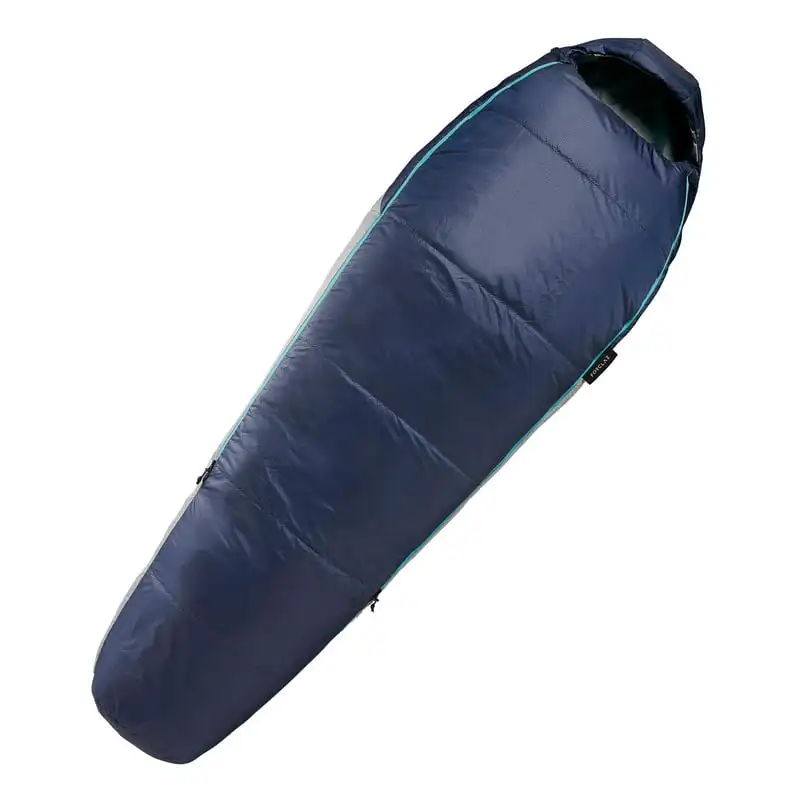 

Chicly Soft Trek 500 59F Blue Mummy Backpacking Sleeping Bag – Delightful Lightweight Comfort for Adventuring on the Trail.