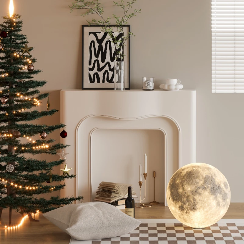 

Simple design stylish wall side fireplace cabinet ins fireplace side cabinet living room bedroom atmosphere furniture wall