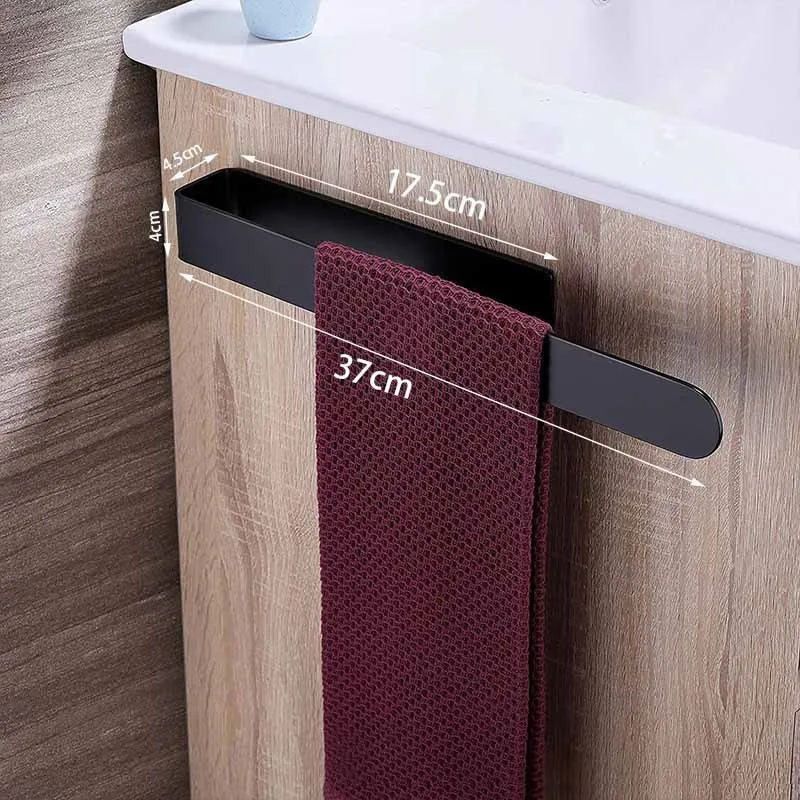 Ring Self Adhesive Bathroom Kitchen Towel Hand Towel Holder 