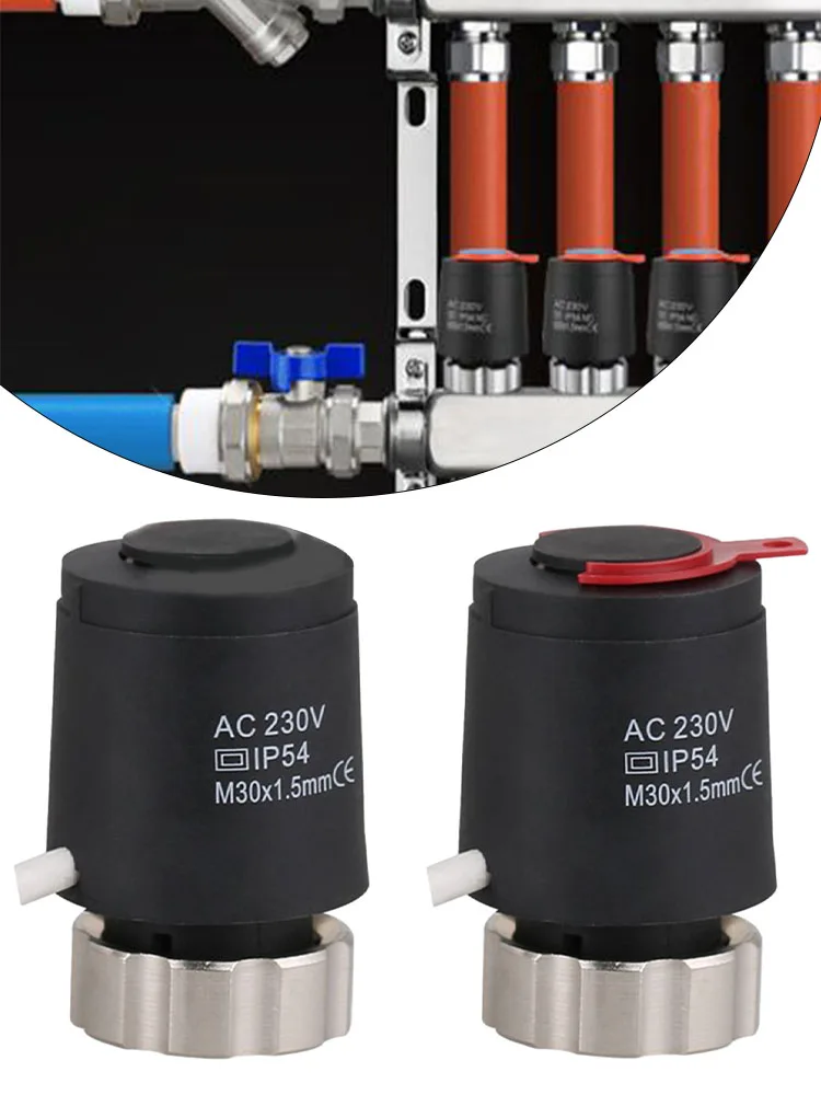 

1pc Floor Heating Actuator Two Wire Actuator 230v M30x1.5mm Thermostatic Actuator Floor Heating Manifold Actuator Accessories