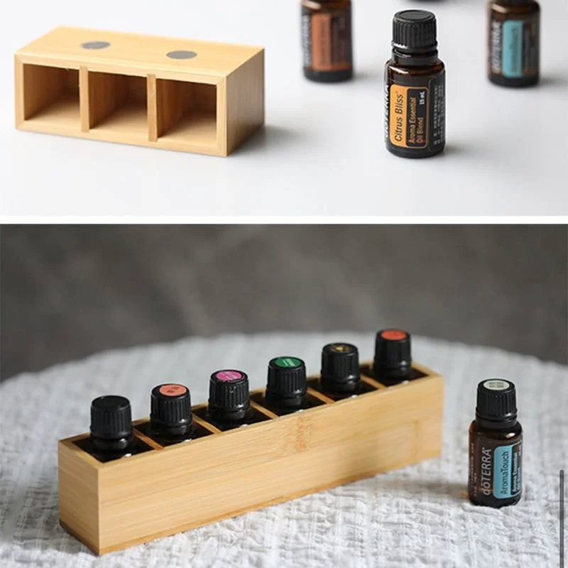 

Деревянный стеллаж для хранения эфирных масел, органайзер, дисплей, магнитные полки для холодильника, стеллаж для хранения бутылок, дома