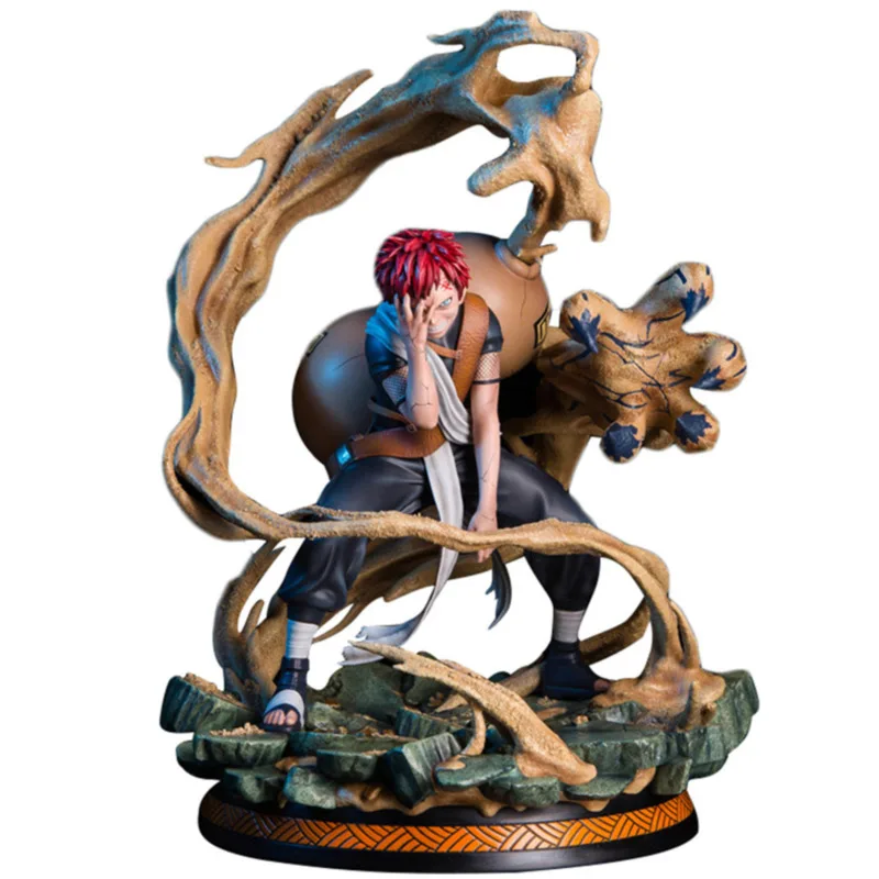 

Naruto Shippuden Anime Model Suna No Shukaku Ichibi Sabaku No Gaara GK Action Figure 25cm PVC 1/6 Statue Collectible Toy