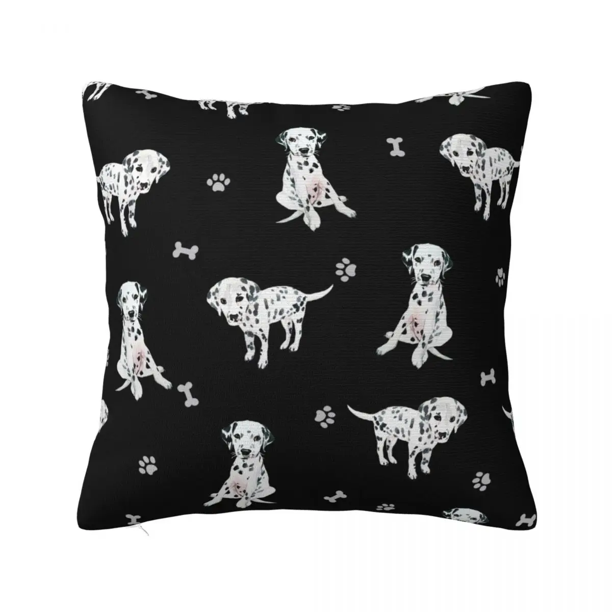 

Dalmatian Dog Pillowcase Printed Polyester Cushion Cover Animal Cartoon Collage Throw Pillow Case Cover Home Square 40*40cm