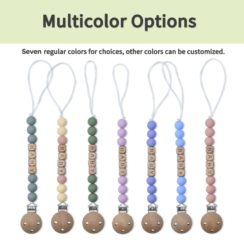 Индивидуальное название ручная работа Детская цепочка для кормления младенцев