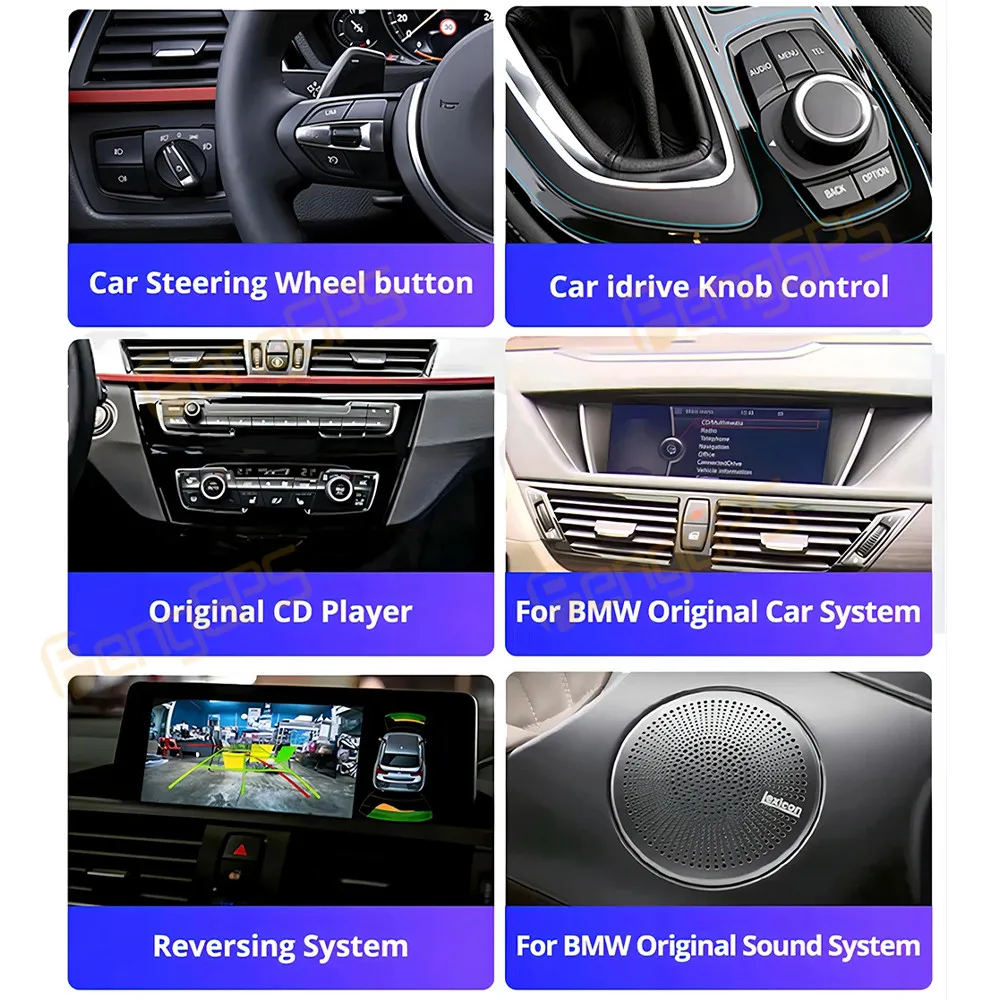 2024 старое и новое радио с центральным управлением подходит для системы BMW Linux