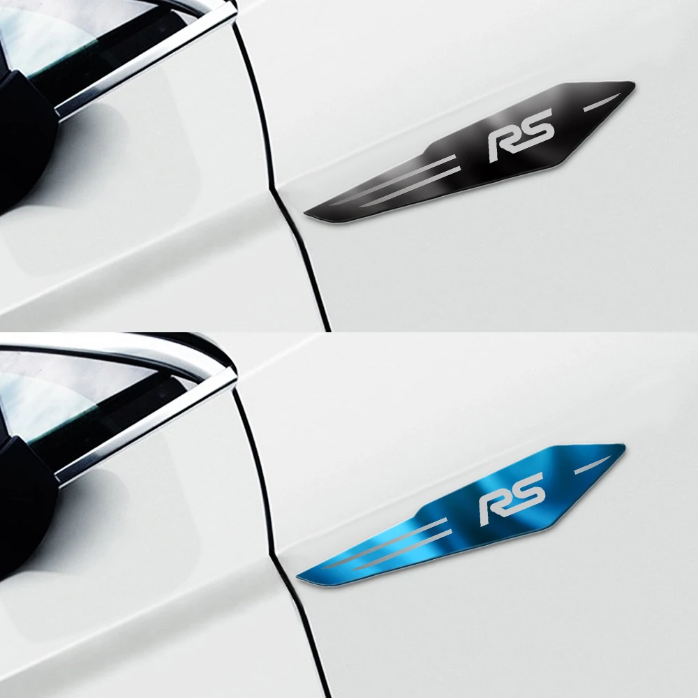 Универсальное автомобильное зеркало лезвие кузова дверь боковой значок