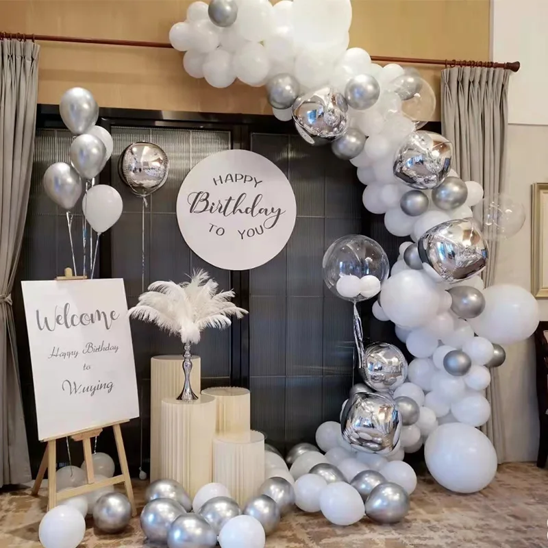 Воздушный шар для детской вечеринки металлический 4D свадьбы дня рождения 30