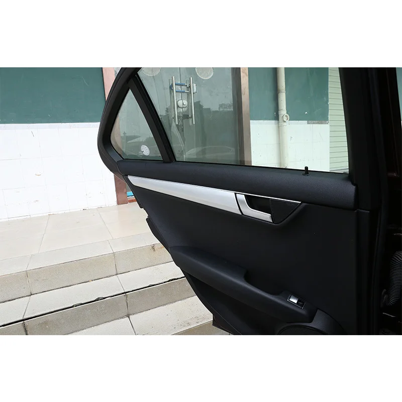 Цветная Автомобильная внутренняя дверная полоса из углеродного волокна отделка