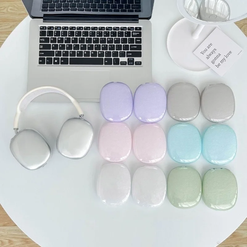 Фото Защитный чехол для Apple AirPods Max, устойчивый к падениям и пыли, из ТПУ, разноцветный, аксессуар для наушников EJBHT25 №2