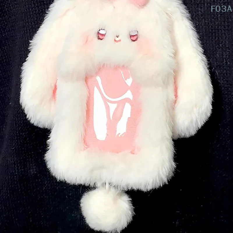 1 шт. плюшевый держатель для фотокарт милый мультяшный фотокарточек защита