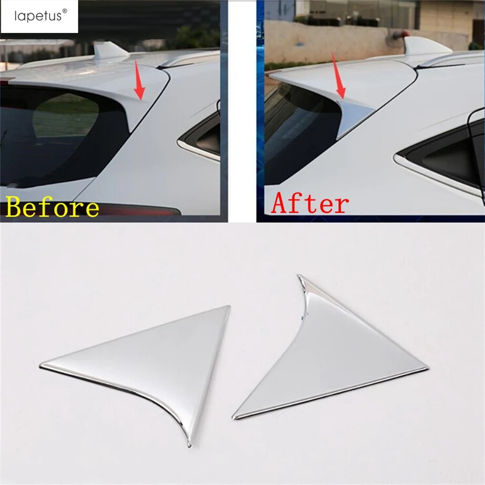 Аксессуары для Honda HR-V VEZEL 2014-2019 ABS заднее окно треугольный спойлер ручка чаша