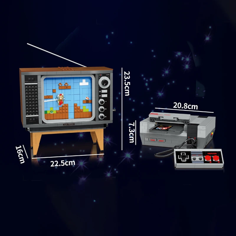 Консоль Nintendo с супермариованными линиями модель развлекательной системы