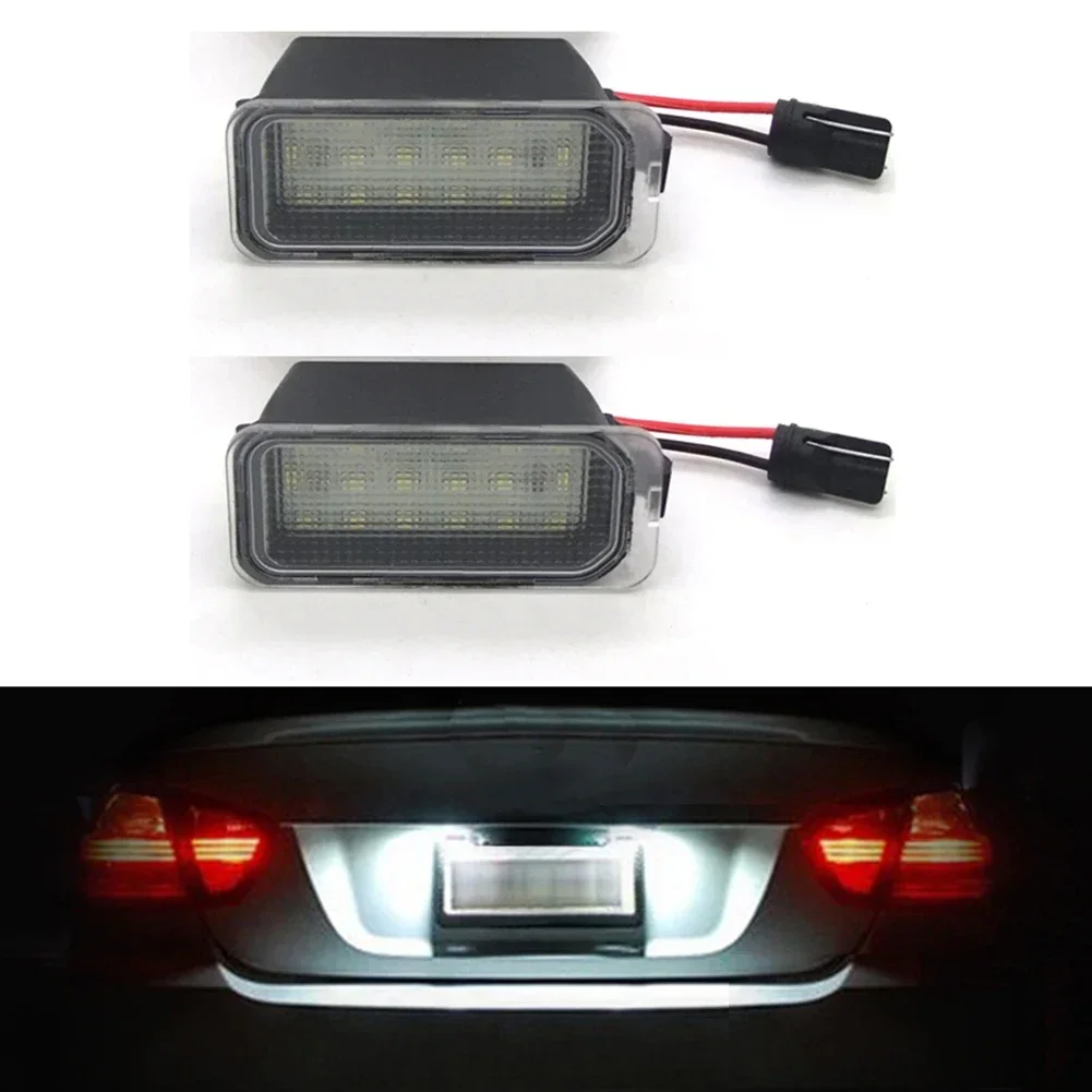 Подсветка номерного знака автомобиля белого цвета 18 SMD для Ford Fiesta Focus Kuga Mondeo Galaxy