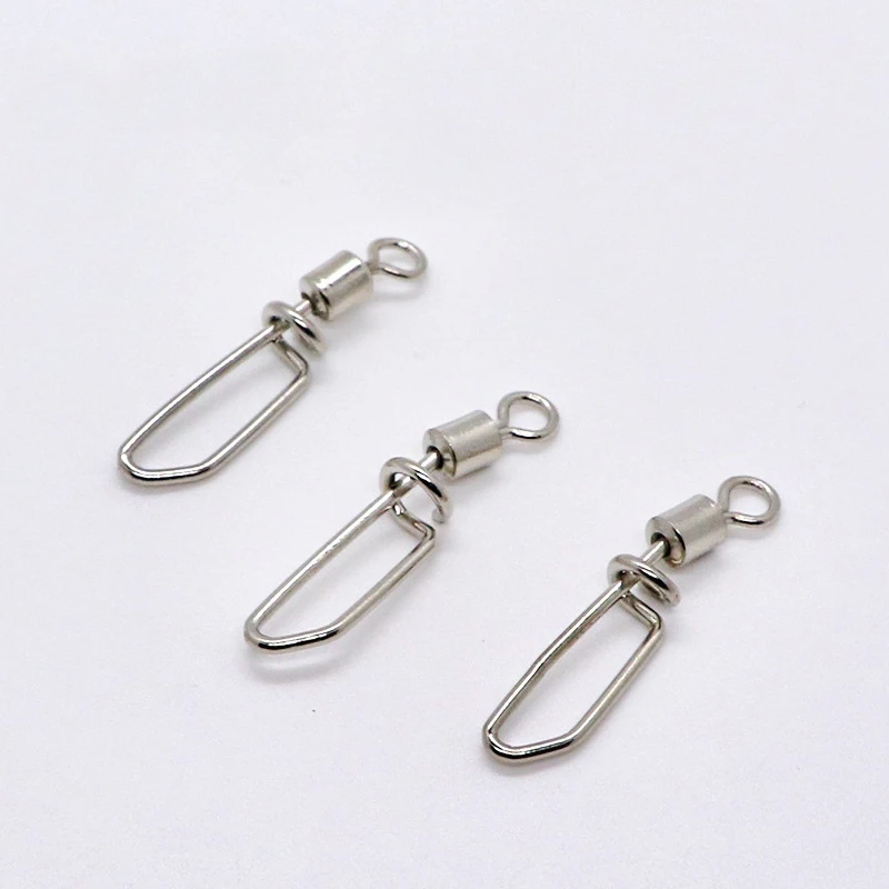 1000шт 2 # 4 6 8 10 Защелка из нержавеющей стали подшипник вращающихся вертлюгов разъем