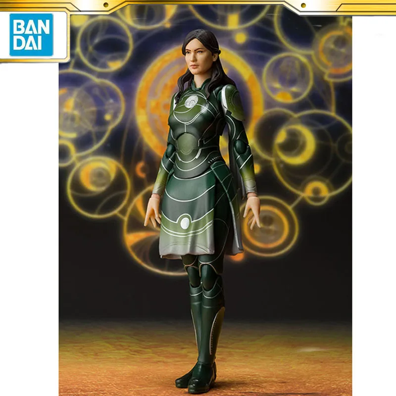 

Bandai Original SHFiguarts Marvel Eternals Sersi 150MM Action Figure With Box Pack Collection Model Christmas Toy