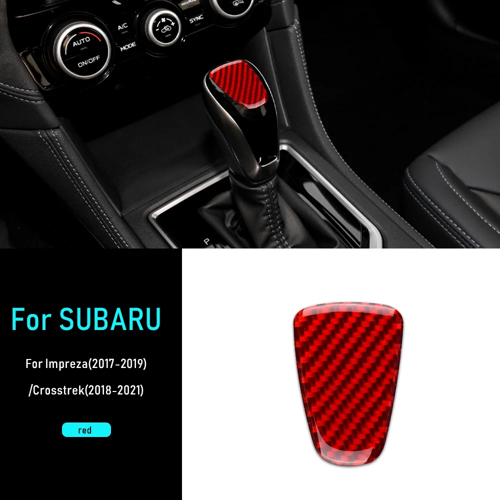 

Наклейка из мягкого углеродного волокна для Subaru Crosstrek 2018-2023 Impreza 2017 2018 2019 2020 2021 2022 2023 автоматическая ручка переключения передач