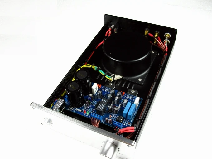 Цельноалюминиевое шасси 5532 + усилитель для аудиофилов LM3886 (с защитной цепью)