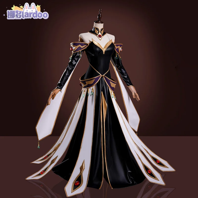Аниме CODE GEASS Lelouch of The Rebellion C.C.CC Queen Косплей Костюм Униформа Вечернее Платье Женский