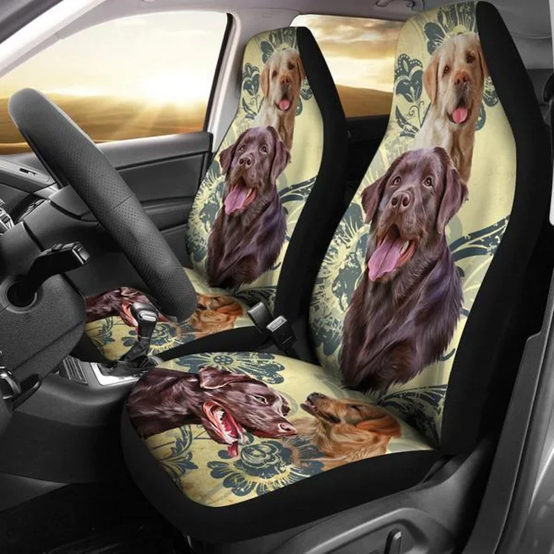

Labrador, Dog Lover Gift, Car Seat Covers, Car Accessories, Gift for Her, Custom Seat Covers, Custom Made Cover, Car Decor, Fron