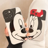 bandai mickey cartoon phone cases for iphone 13 12 11 pro max xr xs max x 78plus 2022 lady girl soft silicone cover gift
