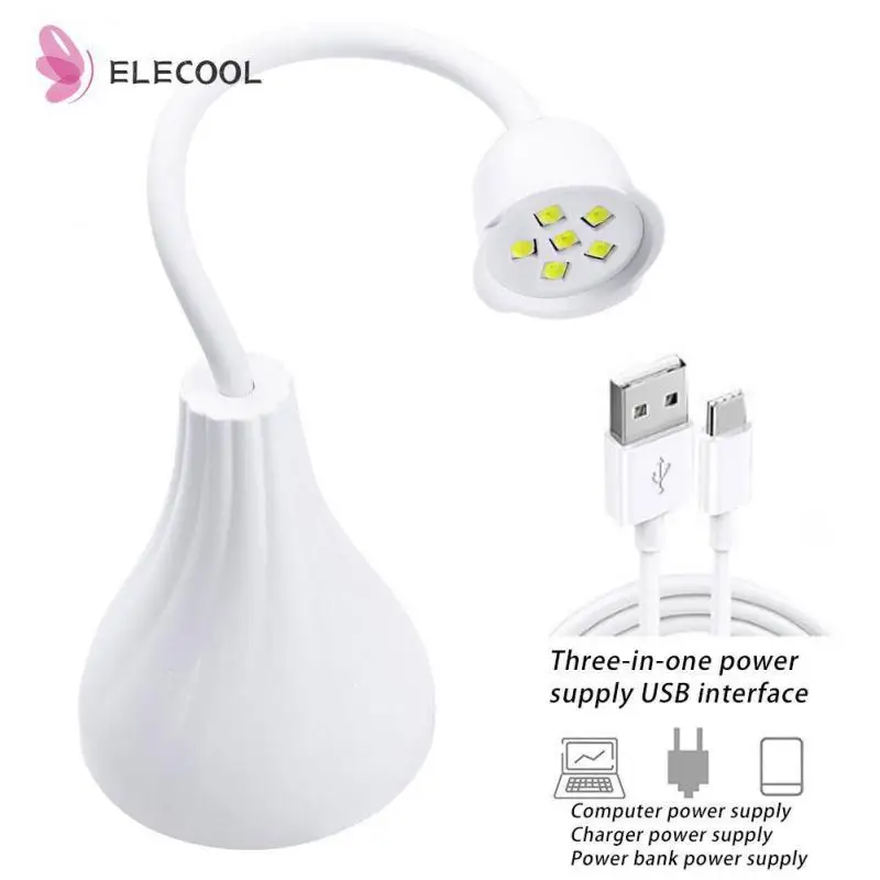

Japanese Style Manicure Rose Flower Phototherapy Lamp Portable Rechargeable Non Black Hand Quick Drying Nail Polish TSLM1