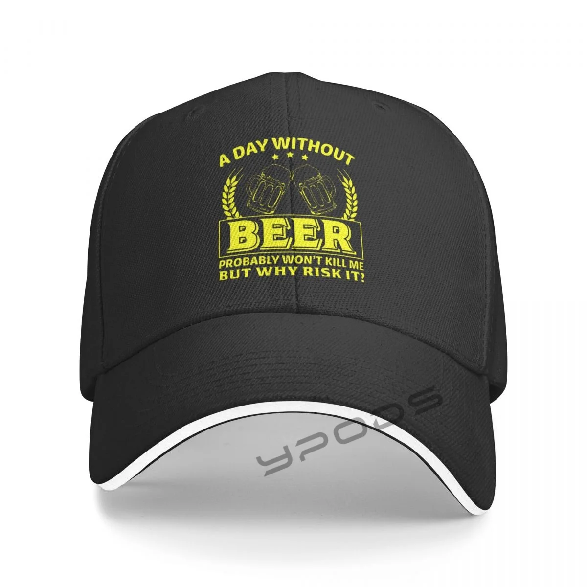 

A Day Without Beer 2 Trucker Cap Snapback Hat for Men Baseball Valve Mens Hats Caps for Logo