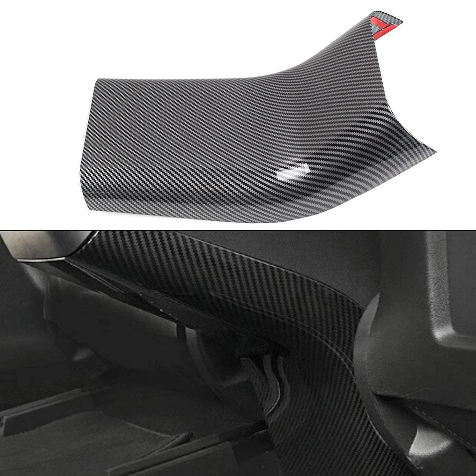 

For Tesla Model 3 Car Rear Air Conditioner Vent Outlet Anti Kick Trim Cover Accessories Interior Decoration