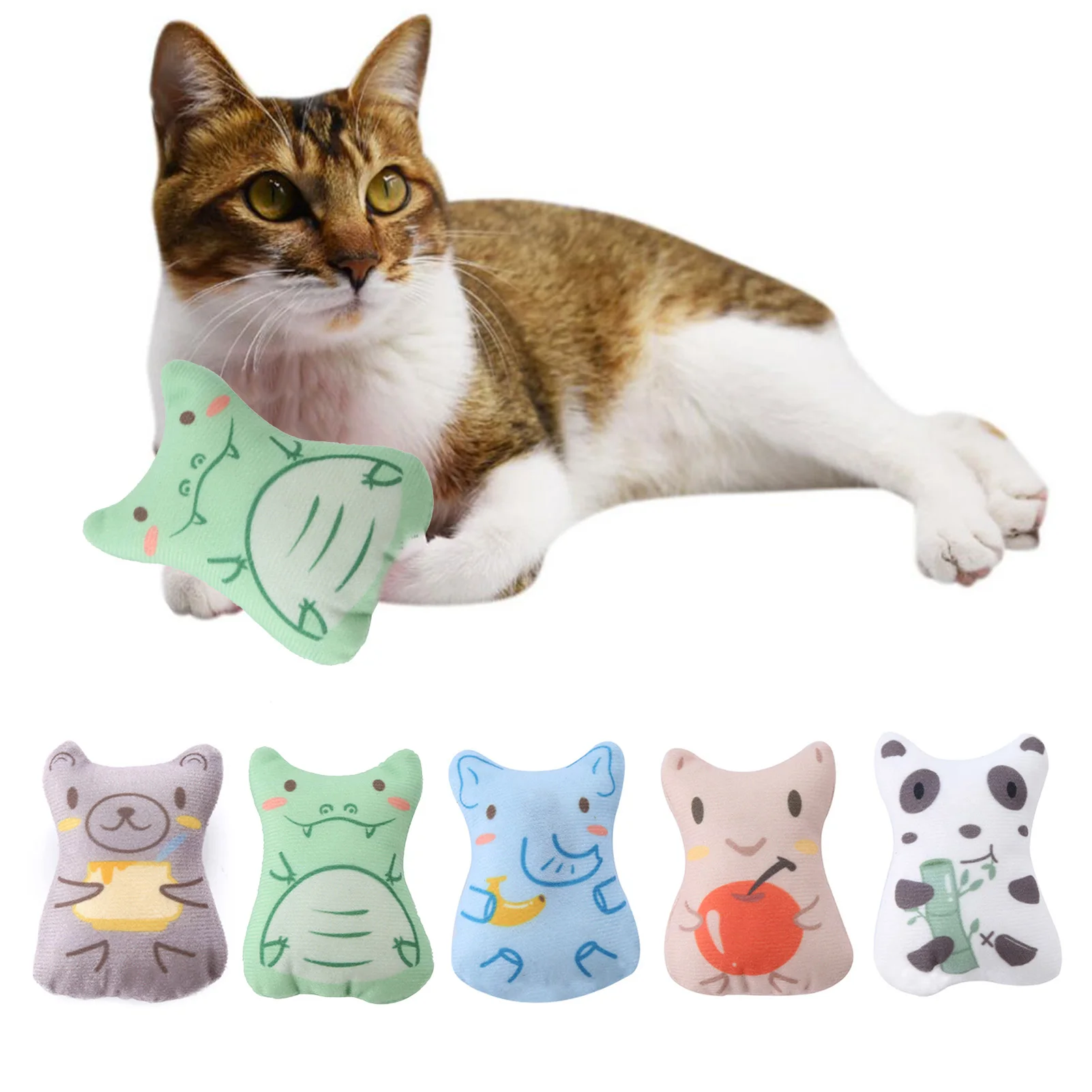 

5 шт., игрушка для кошек, кошачья мята