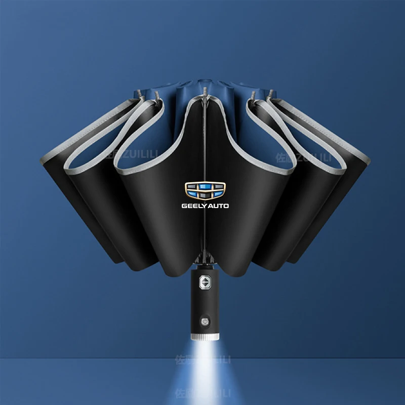 Фото Автомобильный складной ветрозащитный зонт от солнца для GEELY Geometry C Monjaro Coolray GX3 Atlas Boyue Emgrand EC7 EC8 GC6 GC9 №2