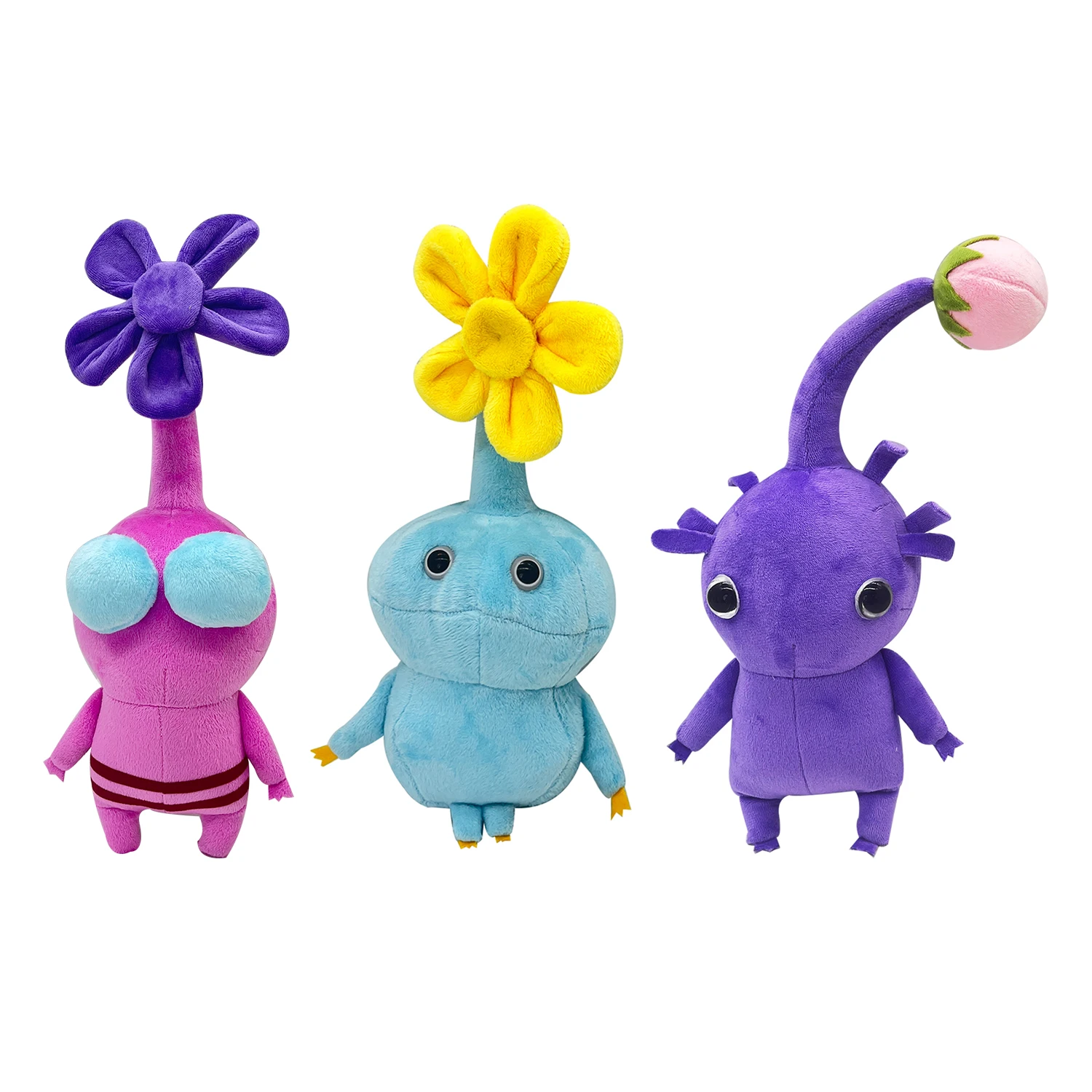 

Pikmin Oatchi, фиолетовый маленький человек с цветами тюльпана, игрушки, мягкая мультяшная игрушка, Детский Рождественский подарок
