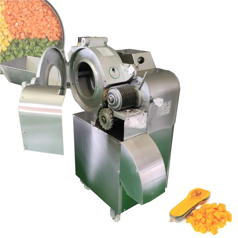 Коммерческая электрическая машина для нарезки кубиками овощей морковь