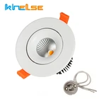 Круглый светодиодный потолочный светильник, утопленный Монтажный кронштейн GU10MR16, лампочка, освещение