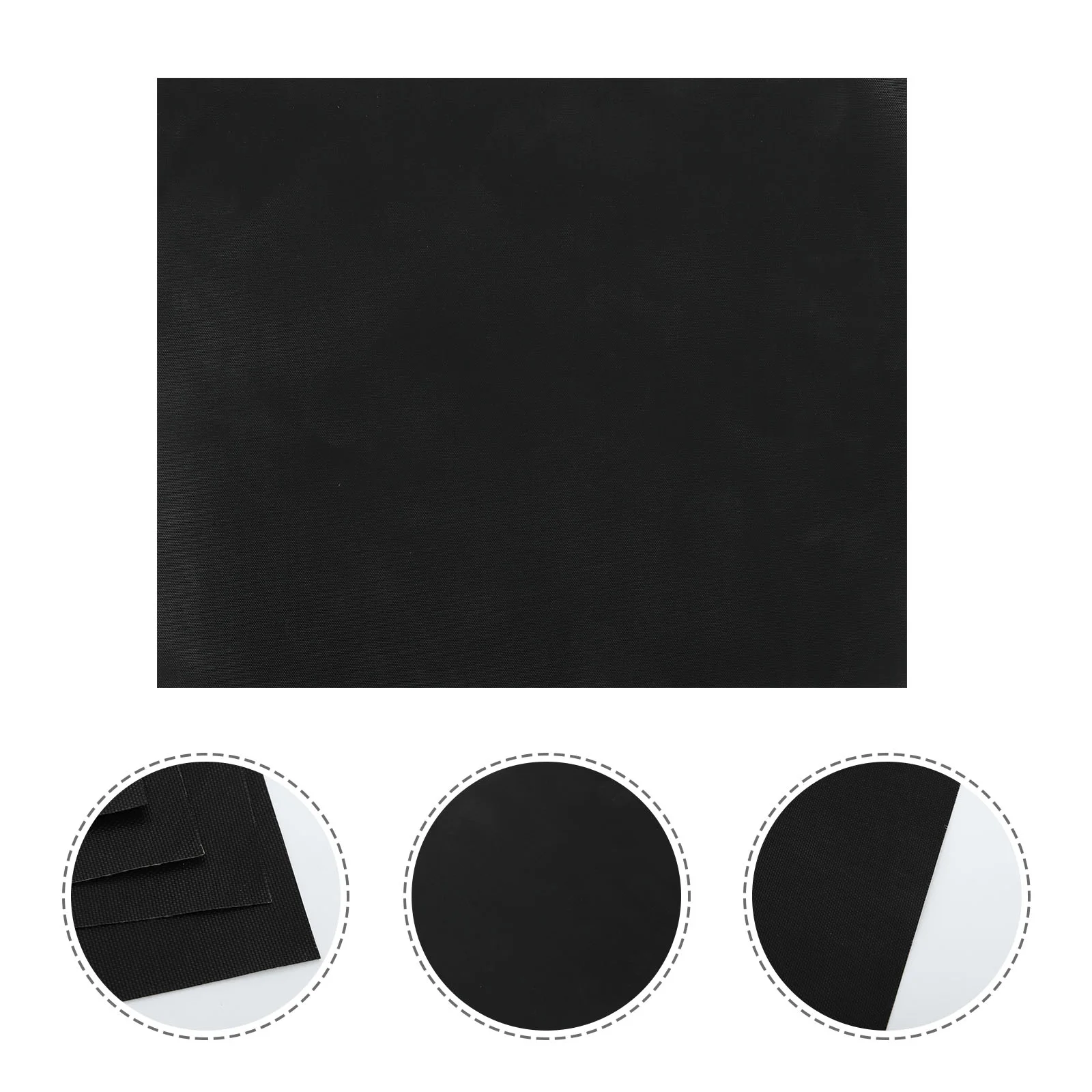 

Mats Grill Bbq Non Stick Reusable Grilling Pad Oil Absorbent Pads Mat Baking Charcoal Covers Outdoor Black Protector