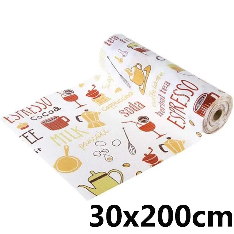 Маслостойкий водонепроницаемый нескользящий коврик для кухонного шкафа 30 х20 см