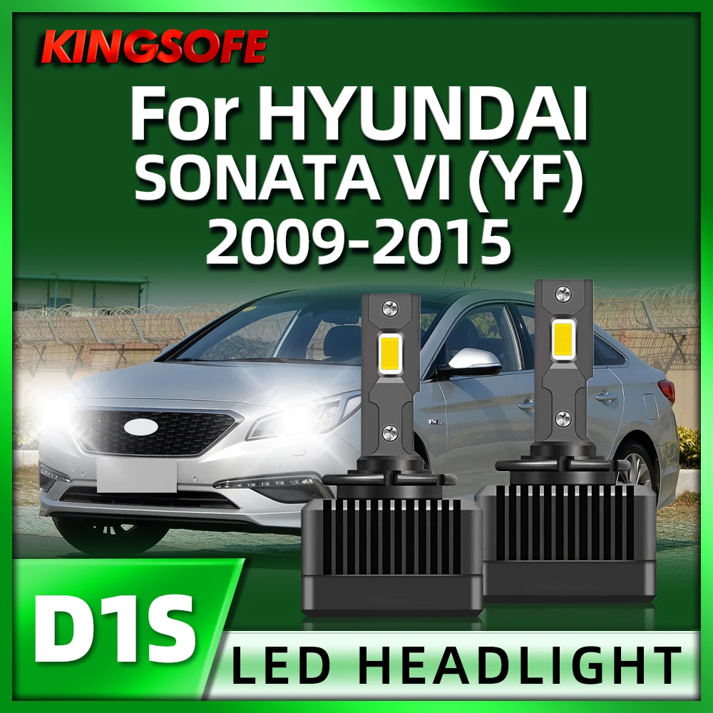 Лампы головного света KINGSOFE D1S, 6000 лм, 2009 K, для HYUNDAI SONATA VI (YF) 10 11 12 13 14 15