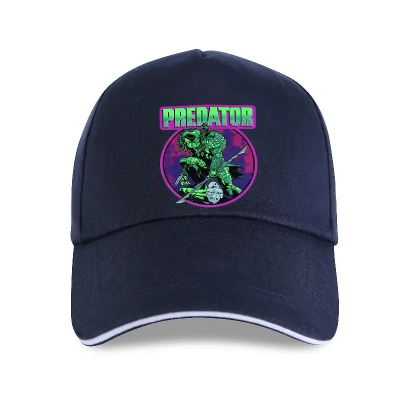 

2022 модная мужская бейсболка Хищник-неоновая зеленая и фиолетовая бейсболка с логотипом хищника