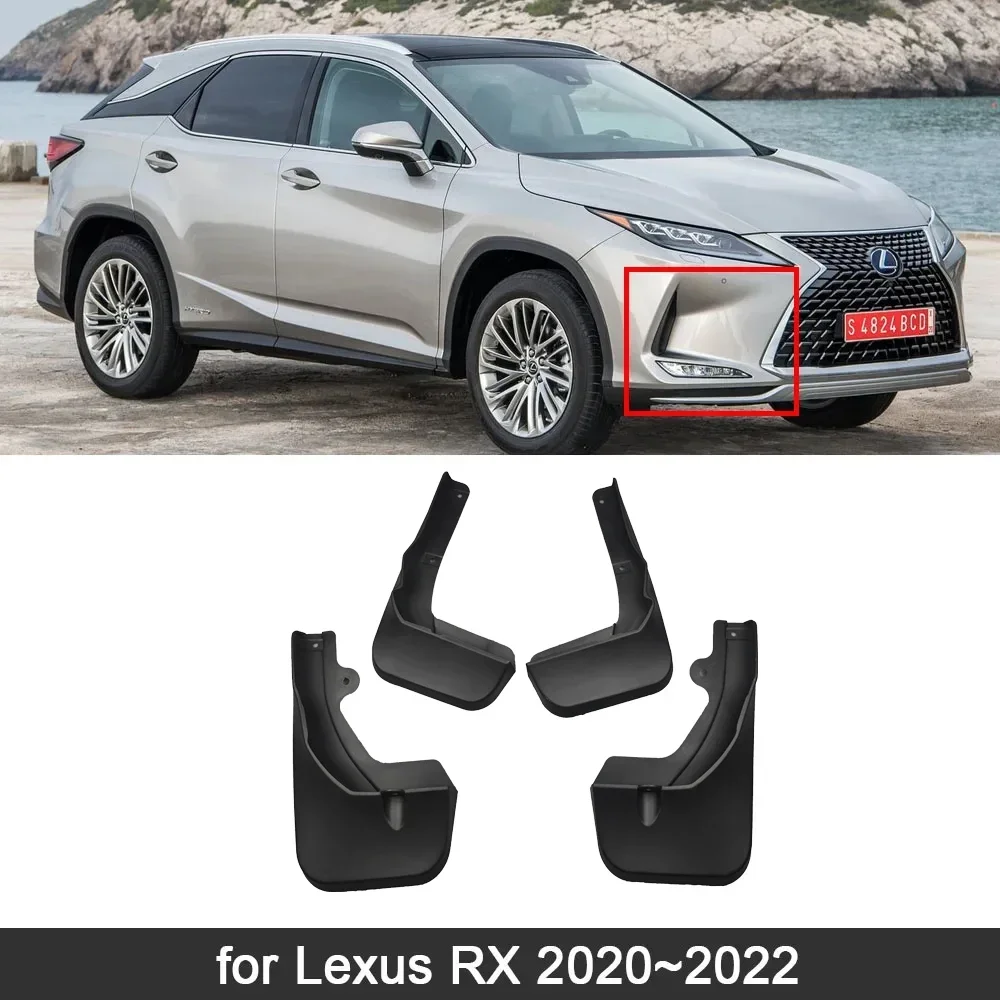 

Для Lexus RX RX350 RX450h RX200T RX350L F-sport 2016 2017 2018 2019 2020 2021 2022 брызговики брызговики автомобильные аксессуары