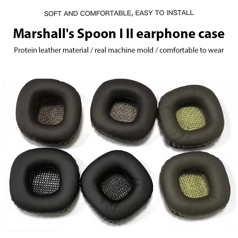 

1 Pair Replacement Ear Pads Earmuffs Cushion Protector For Marshall Major I II