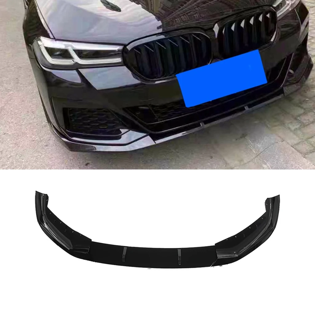 

Для Bmw G30 5 Series 520i 530i M550i M Sport 2021-2023 Передний бампер Спойлер Губа Нижний комплект кузова Диффузор Сплиттер Тюнинг Защита