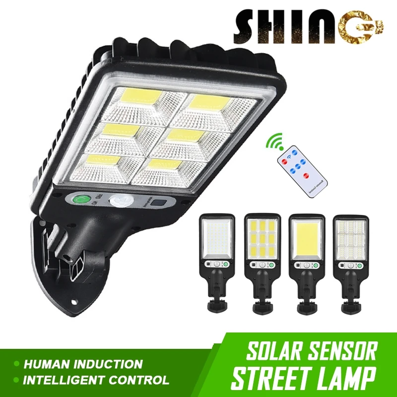 

new solar street lamp human body infrared light control induction lamp waterproof grade IP65 is suitable for courtyard garden