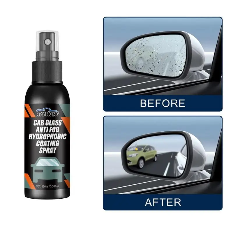 

100ml Automotive Glass Coating Agent Portable Hydrophobic Windshield Coating Anti Fog Water Repelling Coating For Car Windows