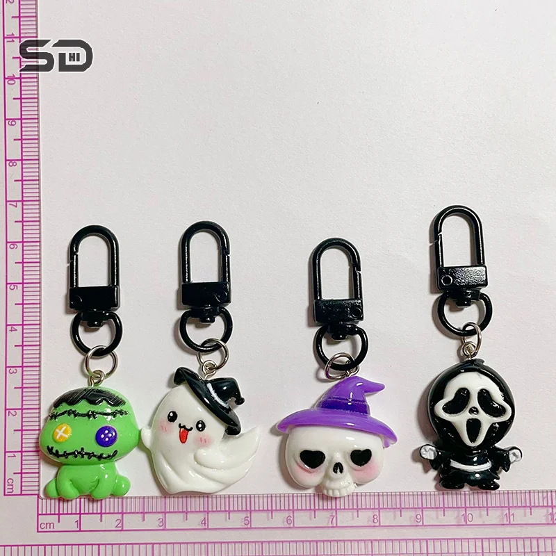 1 шт. Kawaii смола летучая мышь паук скелет тыква подвески ремесла DIY серьги брелок