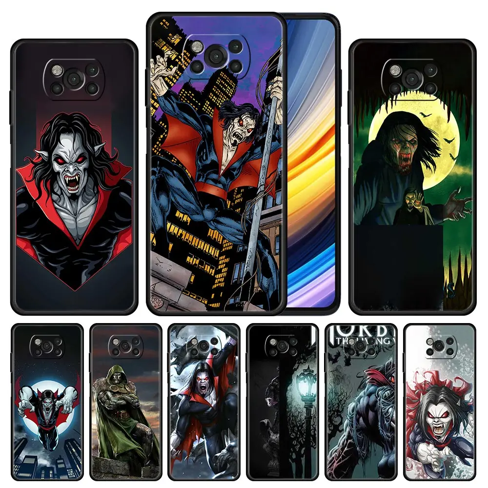 

Cover Case for Xiaomi 11 11T 10 10T 9 9T Lite Note 10 Poco X3 NEC X4 M3 M4 F2 F3 Pro 5G Capa Matte Soft Original Marvel Morbius
