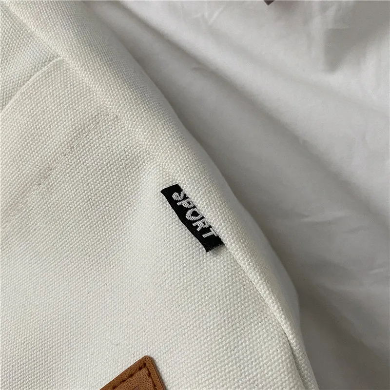 Women Classic Fashion Solid Color Shoulder Bag Large Capacity Canvas Handbags Casual Simple Tote Bag for Ladies Shopping Bags