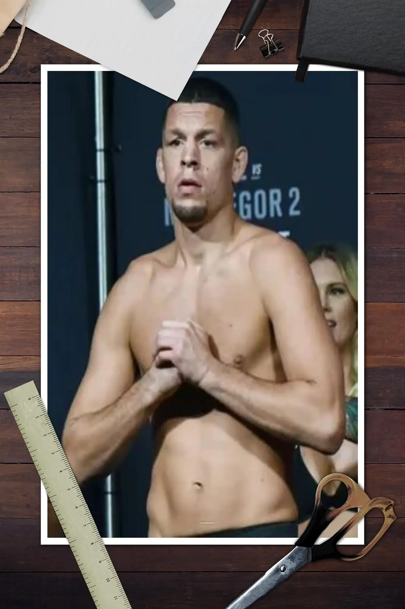 Атлетический плакат с нате диазом настенный художественный на холсте для