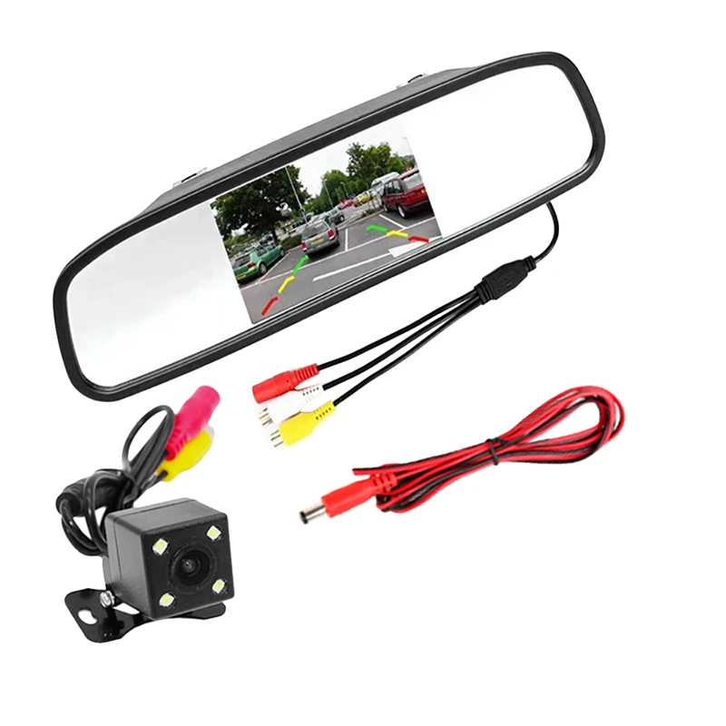 

4.3 Inch Car Vehicle Rearview Mirror Monitor For DVD/Vehicle Reverse Camera Parking Assist