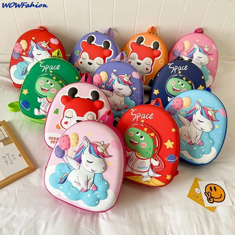 Waterproof Cartoon 3D Dinosaur Unicorn Backpacks Animal Bag Kindergarten Schoolbag Kids Book Bags for 2-6 Years Old Boys Girls 