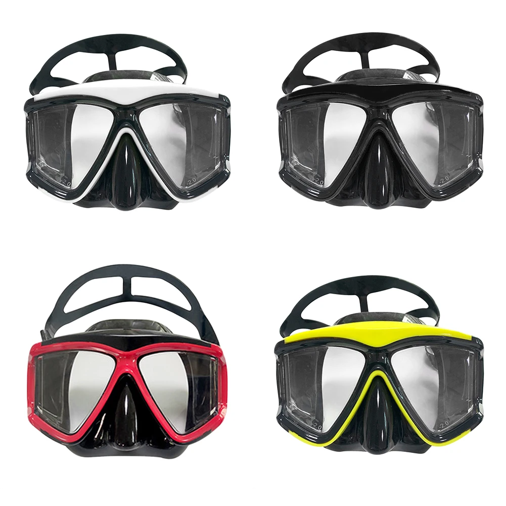 

Professional Free Diving Goggles Snorkeling Glasses Scuba Diving Full Face Mask Wet Tube Kit Equipment Ultra Low Volume