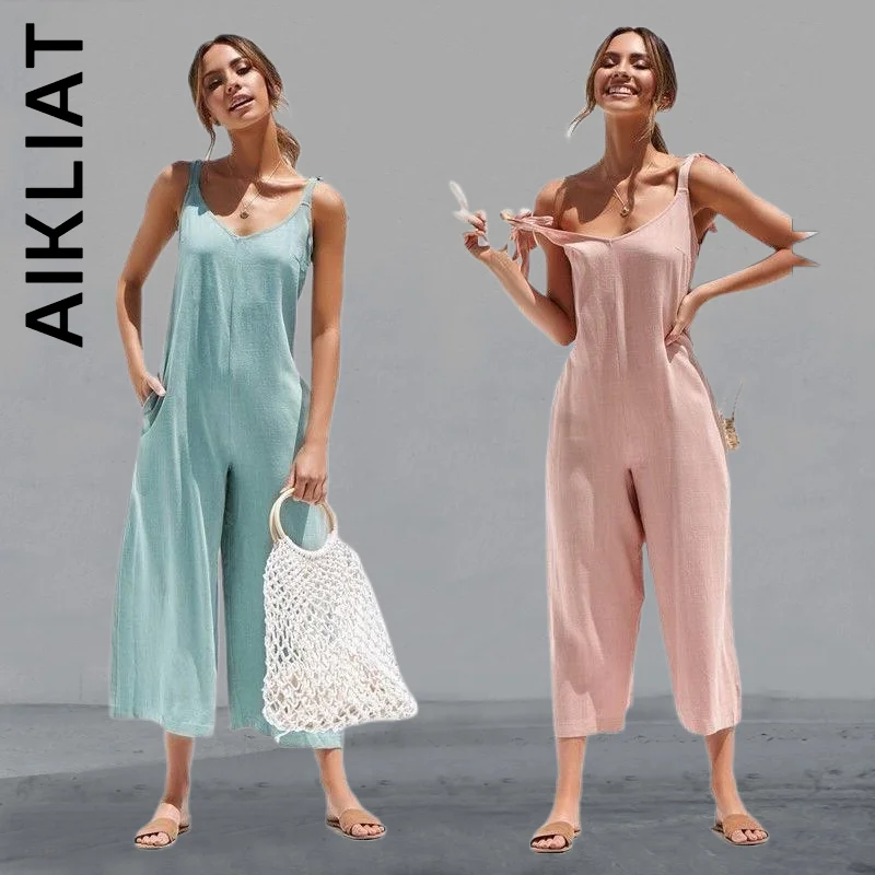 

Женское боди Aikliat, модный пикантный вечерний свободный элегантный женский комбинезон, цельный облегающий наряд, базовый женский комбинезон